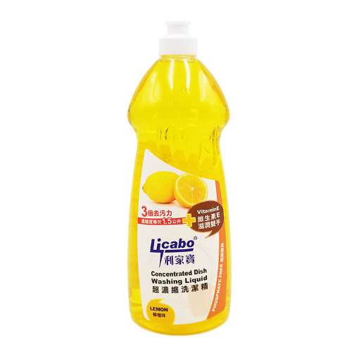 圖片 Licabo 利家寶 特強濃縮洗潔精 檸檬味 750 ml