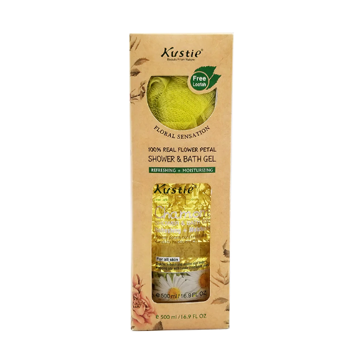 圖片 KUSTIE 洋甘菊花瓣沐浴露 (連泡泡球) 500 ml