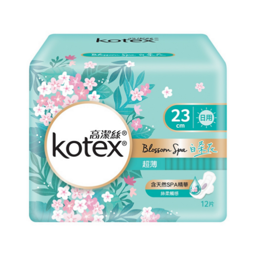 圖片 Kotex 高潔絲 Blossom Spa 白茶花 超薄日用 23cm 12 片