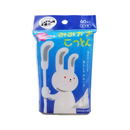 圖片 樂天 COTTON ZOO 耳勺式掏耳棉棒 60 枝
