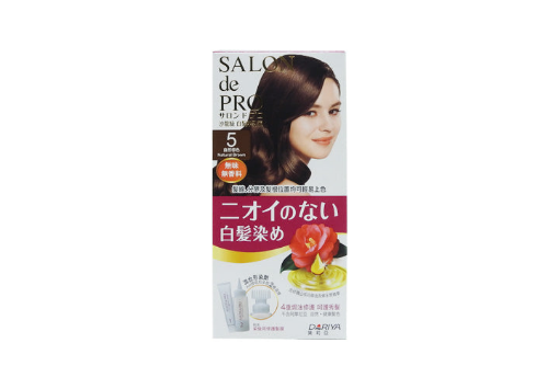 圖片 SALON de PRO 沙龍級白髮染乳液 #5 自然棕色
