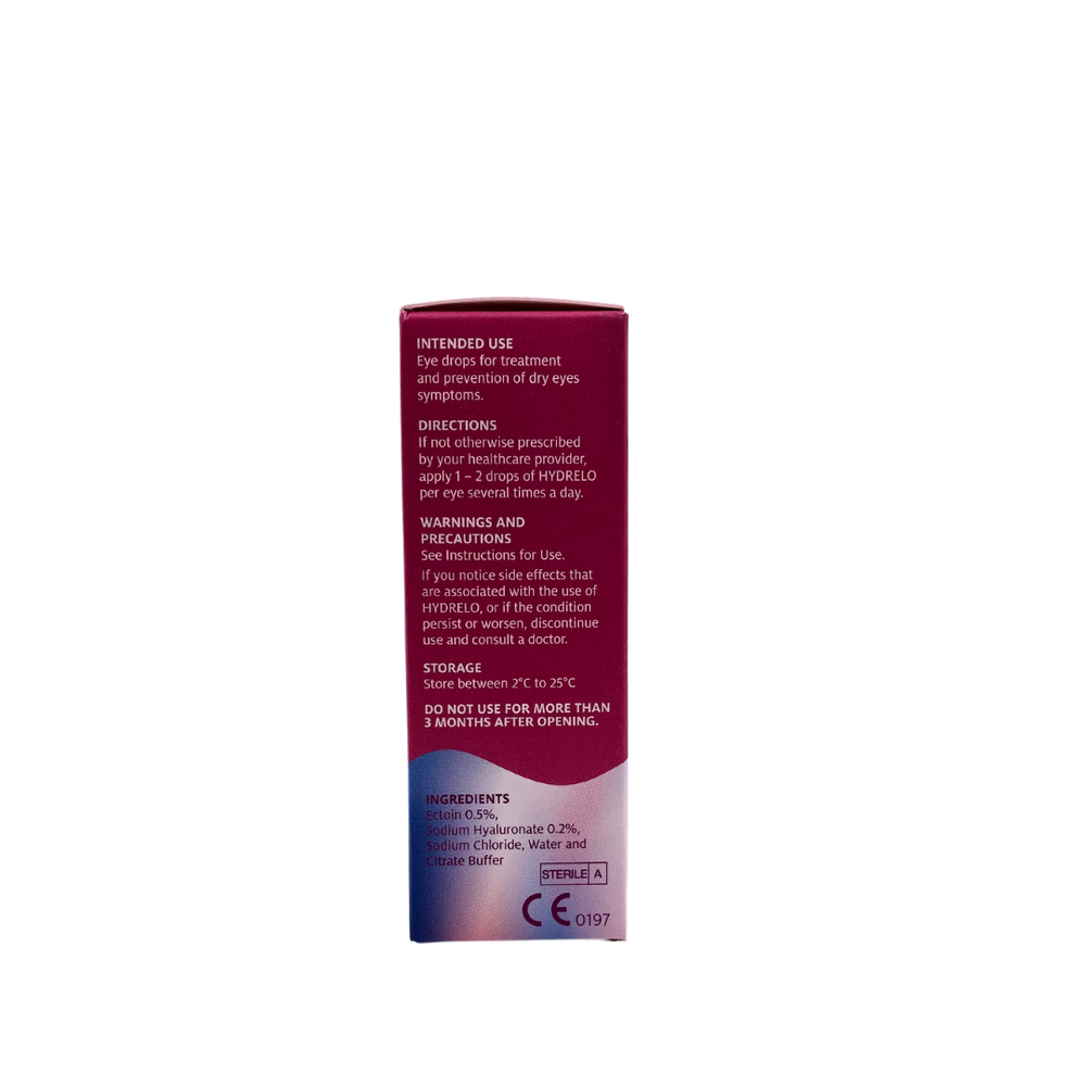 德仁中西大藥房. HYDRELO Dual Action eye Drops 10 ml