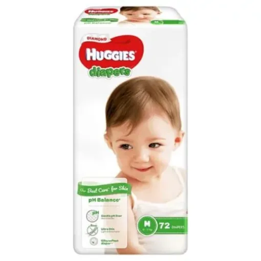 圖片 Huggies® 好奇 Diamond 親膚紙尿片 M 碼 72 片